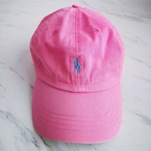 POLO RALPH LAUREN Pony Baseball Cap Leather Strap